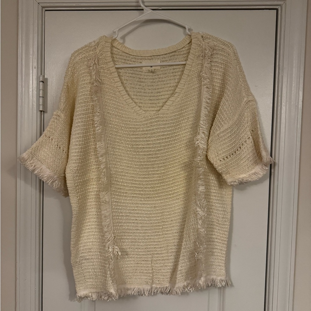 Lou and Grey Cream Knit Sweater